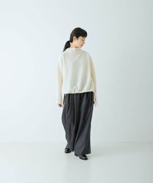 かぐれ（カグレ）の「ウールループボトルネックプルオーバー（その他トップス・レディース・IVORY/MOCHA/NAVY・Free）」の11枚目の写真
