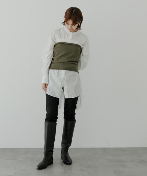 URBAN RESEARCH（アーバンリサーチ）の「ウールカシミヤニットビスチェ（その他トップス・レディース・BLACK/GRAY/KHAKI・FREE）」の22枚目の写真