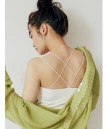 MURUA | バッククロスリブキャミソール(キャミソール)