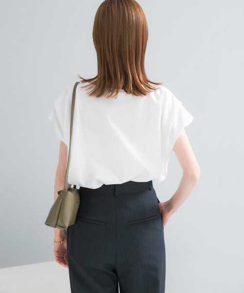 URBAN RESEARCH ROSSO（アーバンリサーチロッソ）の「『WEB/一部店舗限定』ドライドルマンプルオーバー（Tシャツ/カットソー・レディース・OFF/BROWN/PEACH・Free）」の9枚目の写真