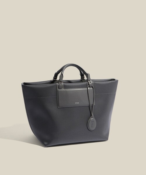 ROPE'（ロペ）の「【E'POR】BOAT BAG Large/A4対応・撥水・軽量・26SS新色（トートバッグ・レディース・ブラック/ベージュ/グレー・F）」の5枚目の写真
