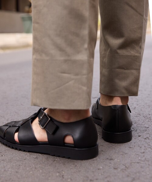 ADAM ET ROPE'（アダムエロペ）の「【Paraboot/パラブーツ】PACIFIC（サンダル・メンズ・ブラック・40.0/41.0/42.0/43.0）」の8枚目の写真
