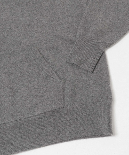 URBAN RESEARCH（アーバンリサーチ）の「dDdDdDd　CASHMERE VINTAGE HOODIE（ニット/セーター・メンズ・DARK GRAY/PURE BEIGE・S/M/L/XL）」の8枚目の写真