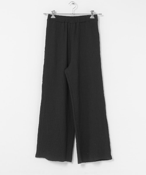 URBAN RESEARCH Sonny Label（アーバンリサーチサニーレーベル）の「ドライタッチワッシャーカットイージーパンツ（その他パンツ・レディース・ブラック/ブラウン/ピスタチオ・Free）」の4枚目の写真