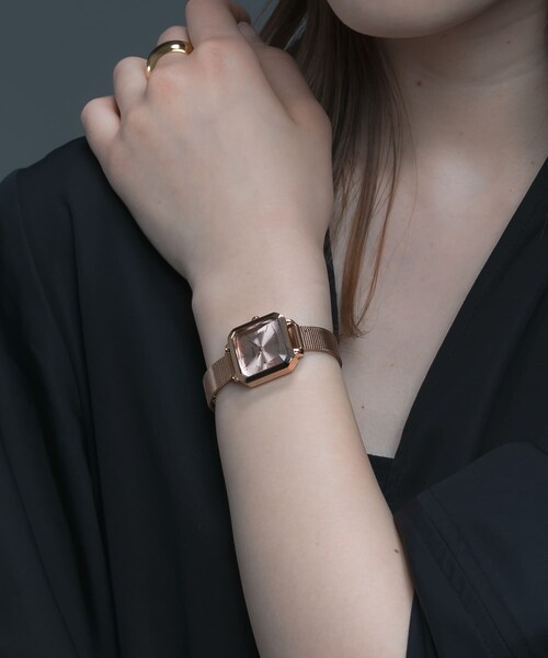 URBAN RESEARCH(アーバンリサーチ)の「decor『デコール』 MeshBeltWatch(アナログ腕時計・レディース・Silver/RoseGold・-)」の10枚目の写真