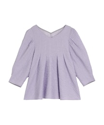 ELENDEEK | COTTON JACQUARD TUCK BL(シャツ/ブラウス)