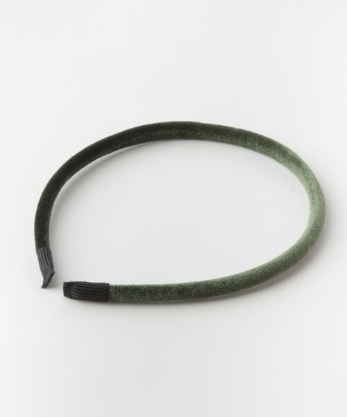 URBAN RESEARCH Sonny Label（アーバンリサーチサニーレーベル）の「ベロアスリムカチューシャ（カチューシャ・レディース・ブラック/ワイン/モス/ベージュ・one）」の10枚目の写真