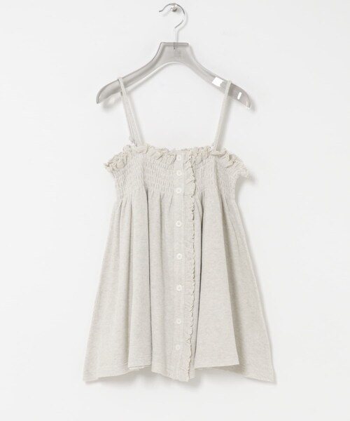 URBAN RESEARCH（アーバンリサーチ）の「crinkle crinkle crinkle　SHIRRING GATHER CAMI（キャミソール・レディース・IVORY/BLACK・Free）」の8枚目の写真