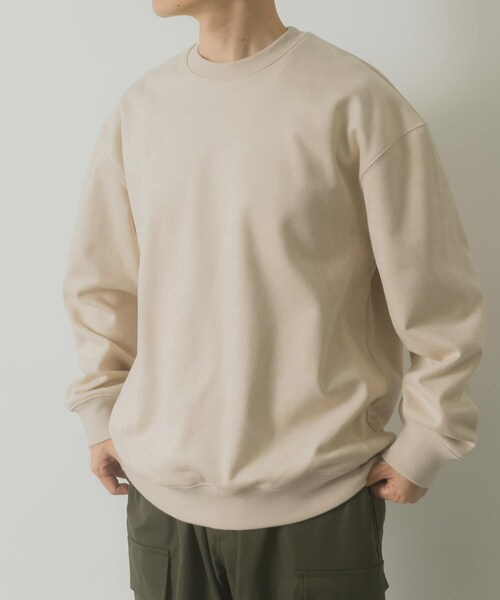ITEMS URBANRESEARCH（アイテムズ アーバンリサーチ）の「裏フリースF.S.プルオーバー（その他トップス・メンズ・L.BEG/MOC/OLV/BLK・M/L）」の22枚目の写真