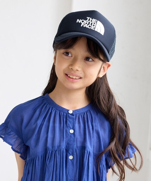 ROPE' PICNIC（ロペピクニック）の「【KIDS/キッズ】【THE NORTH FACE/ザ・ノース・フェイス】Logo Mesh Cap（キャップ・キッズ・ベージュ/ネイビー・54）」の18枚目の写真
