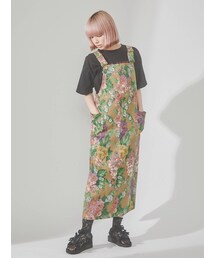 merry jenny | flowerジャガードジャンスカ(ジャンパースカート)