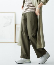 nissen | ゆるフィットワイドパンツ(選べる2レングス)＜大きいサイズ有＞(パンツ)