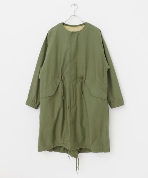 URBAN RESEARCH DOORS（アーバンリサーチドアーズ）の「3WAYノーカラーモッズコート（モッズコート・レディース・KHK×BEG/NAVY×NAVY・M）」の17枚目の写真