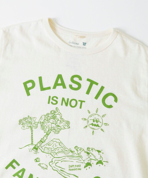 THE GOODLAND MARKET（ザグッドランドマーケット）の「SURFRIDER FOUNDATION　SFJxGOHEMP Message T-Shirts（Tシャツ/カットソー・メンズ・off・S/M/L/XL）」の11枚目の写真