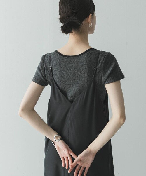 URBAN RESEARCH(アーバンリサーチ)の「『接触冷感』キュプラキャミワンピース(ワンピース・レディース・BLACK/BROWN・36/38)」の8枚目の写真