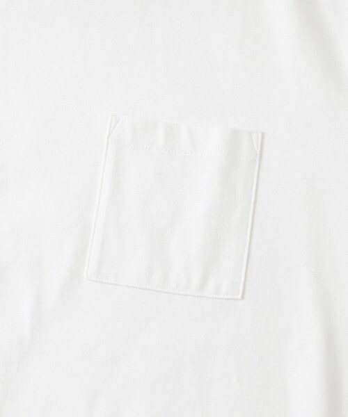 ITEMS URBANRESEARCH（アイテムズ アーバンリサーチ）の「『吸水速乾/イージーケア/UVカット』高機能TC天竺 ポケットTシャツ（Tシャツ/カットソー・メンズ・BLU/WHT/GREIGE/CHA・M/L）」の7枚目の写真