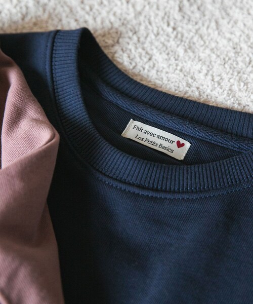 URBAN RESEARCH(アーバンリサーチ)の「『別注』Les Petits Basics×URBAN RESEARCH SWEAT(スウェット・レディース・F NAVY/K COFFEE・XS)」の4枚目の写真