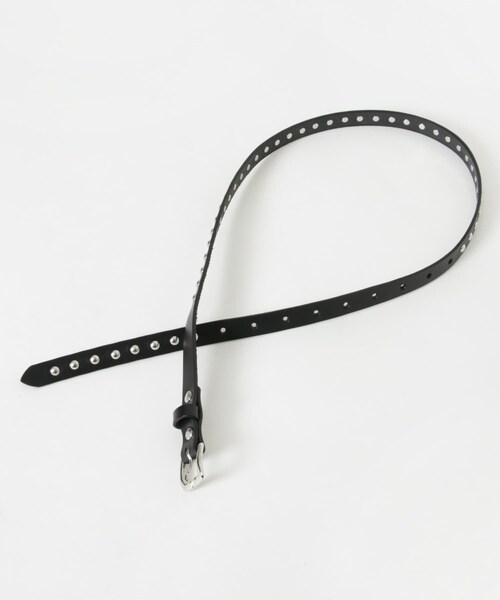 URBAN RESEARCH(アーバンリサーチ)の「『別注』 MASTER&Co.×URBAN RESEARCH STUDS 18mm BELT(ベルト・メンズ・99 BLACK・32)」の4枚目の写真