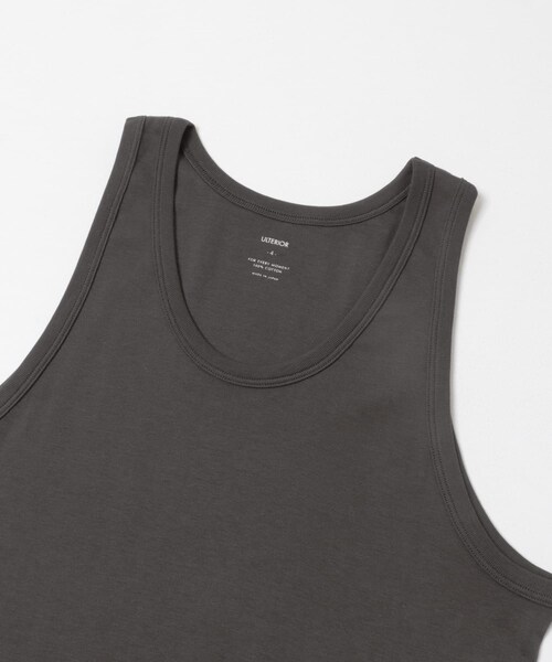 URBAN RESEARCH(アーバンリサーチ)の「ULTERIOR TUBULAR TANK TOP(タンクトップ・メンズ・WHITE/BLACK/GREY/KHAKI GREY・4)」の11枚目の写真
