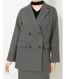 MURUA | ダブルオーバージャケット【セットアップ着用可能】(テーラードジャケット)