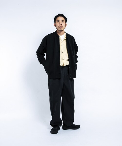 EKAL(エカル)の「『UR TECH』ドライスウェットカーディガン(カーディガン/ボレロ・メンズ・グレー/ブラック・M/L)」の9枚目の写真