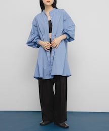 KBF | ボリュームタックミニワンピース(ワンピース)