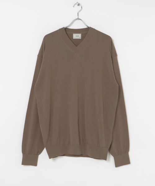 URBAN RESEARCH(アーバンリサーチ)の「ANOTHER OFFICE Current Silk V-neck Knit(ニット/セーター・メンズ・Mild Brown/Forest・1/2/3)」の7枚目の写真