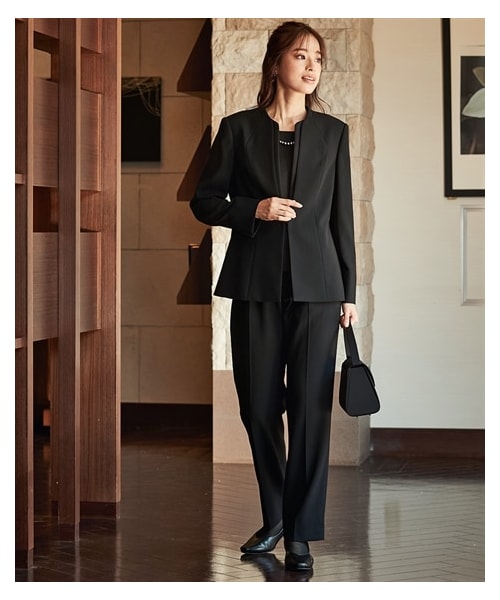 nissen（ニッセン）の「【喪服・礼服】洗える防しわ北陸ジャガード使い