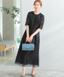 URBAN RESEARCH ROSSO | kaene　シアーレースパイピングドレス(ワンピース)