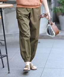 SMILE LAND | 大きいサイズ デザインカーゴパンツ（ゆったりヒップ）(カーゴパンツ)