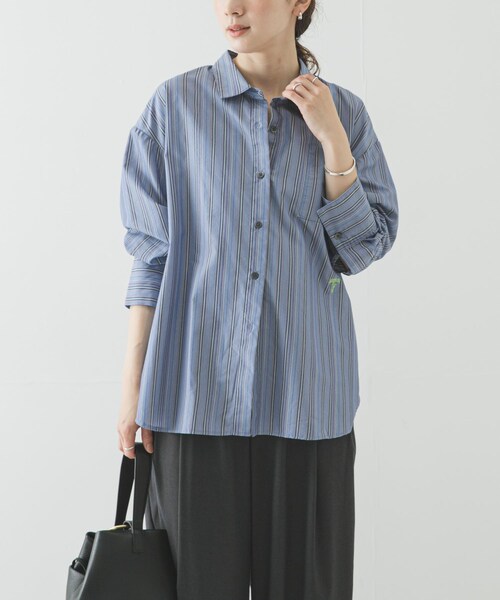 URBAN RESEARCH(アーバンリサーチ)の「『別注』PICCA×URBAN RESEARCH レギュラーカラールーズシャツ(シャツ/ブラウス・レディース・CHECK/STRIPE・Free)」の12枚目の写真