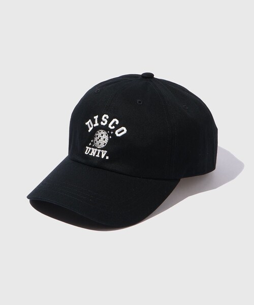 ADAM ET ROPE'(アダムエロペ)の「【ISNESS MUSIC/イズネス ミュージック】DISCO CAP(キャップ・メンズ・ブラック/グリーン・F)」の1枚目の写真