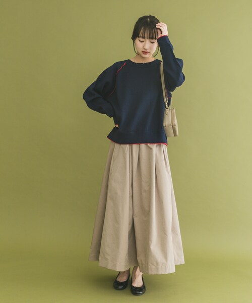 ITEMS URBANRESEARCH(アイテムズ アーバンリサーチ)の「リバーシブルスウェットライクニット(ニット/セーター・レディース・GRY×BLU/NVY×RED/YEO×BRN・FREE)」の17枚目の写真