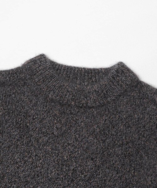URBAN RESEARCH（アーバンリサーチ）の「new basic　CASHMERE SILK MOULINE CREW-NECK KNIT（ニット/セーター・メンズ・PEARL GRAY/CHARCOAL・M/L/XL）」の11枚目の写真