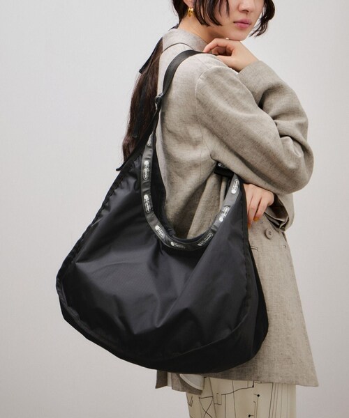 ADAM ET ROPE'(アダムエロペ)の「【LeSportsac for ADAM ET ROPE'】Exclusive Large Sportsac LT(ショルダーバッグ・レディース・ブラック・F)」の8枚目の写真