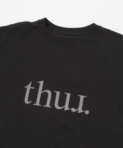 URBAN RESEARCH(アーバンリサーチ)の「thur. logo SHORT-SLEEVE T-SHIRTS(Tシャツ/カットソー・メンズ・BLACK・M/L/XL)」の11枚目の写真