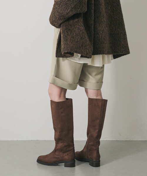 SENSE OF PLACE by URBAN RESEARCH（センスオブプレイスバイアーバンリサーチ）の「ターンバックハーフパンツ（その他パンツ・レディース・BLACK/Y.BEIGE・S/M）」の21枚目の写真