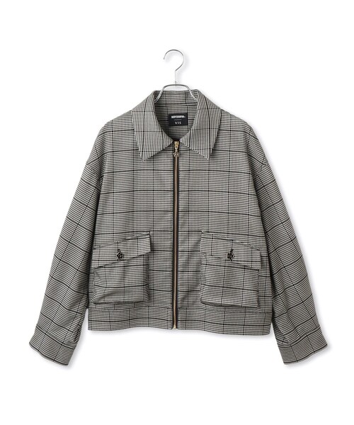 VIS(ビス)の「【MARY QUANT×VIS】ジップアップブルゾン(ブルゾン・レディース・ブラック/ブラック系・F)」の12枚目の写真
