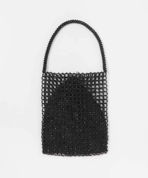 URBAN RESEARCH ROSSO（アーバンリサーチロッソ）の「BAGMATI　ビーズバッグ（ハンドバッグ・レディース・WHITEGOLD/BLACK・Free）」の7枚目の写真
