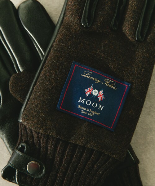 URBAN RESEARCH DOORS(アーバンリサーチドアーズ)の「MOONツイードレザーグローブ(ベルト・メンズ・CHARCOAL/NAVY/BEIGE/BROWN・-)」の13枚目の写真