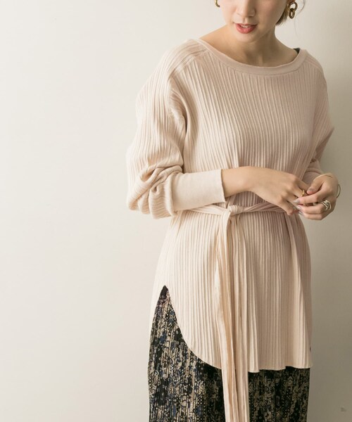 パターンメッシュチュニック