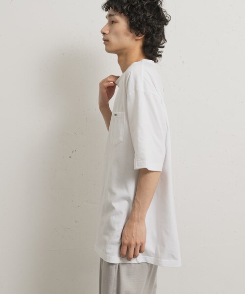 THE GOODLAND MARKET（ザグッドランドマーケット）の「That’s　the Tee Tag&Pocket（Tシャツ/カットソー・メンズ・WH・M/L/XL）」の8枚目の写真