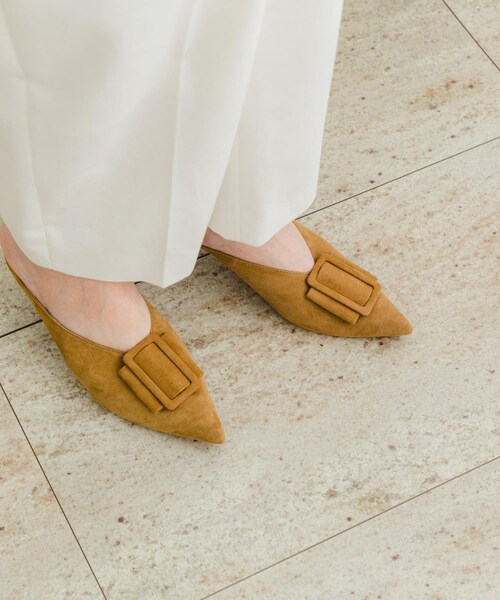 URBAN RESEARCH ROSSO（アーバンリサーチロッソ）の「F by ROSSO　バックルデザインミュール（サンダル・レディース・NAVY/CAMEL・37/38）」の13枚目の写真