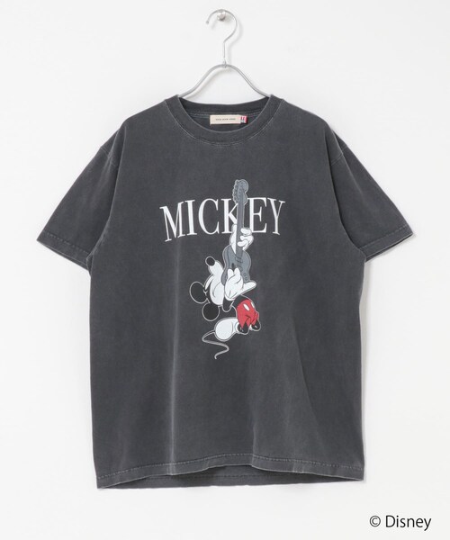KBF（ケイビーエフ）の「GOOD ROCK SPEED / MickeyMouse / T-shirts（Tシャツ/カットソー・レディース・CHARCOAL・Free）」の4枚目の写真