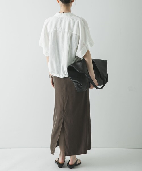 URBAN RESEARCH(アーバンリサーチ)の「『接触冷感』キュプラキャミワンピース(ワンピース・レディース・BLACK/BROWN・36/38)」の14枚目の写真