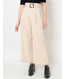 MURUA | ハイウエストタックワイドパンツ(スラックス)
