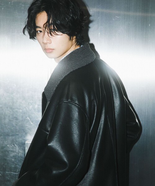 SENSE OF PLACE by URBAN RESEARCH（センスオブプレイスバイアーバンリサーチ）の「アソートボアブルゾン（ブルゾン・メンズ・BLK×CHA/BLK×BLK/GRY×KHK・M/L）」の20枚目の写真