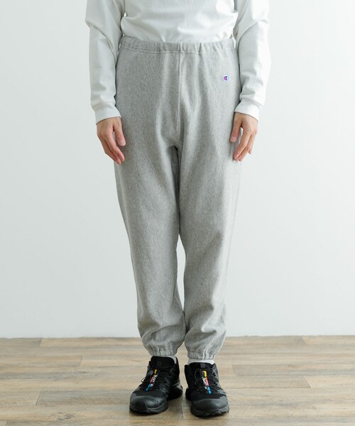 ITEMS URBANRESEARCH（アイテムズ アーバンリサーチ）の「Champion　RW Sweat Pants V205（スウェットパンツ・メンズ・NVY/GRY/BLK/OML・M/L）」の19枚目の写真