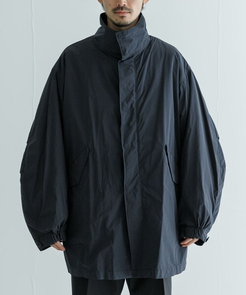 URBAN RESEARCH(アーバンリサーチ)の「ATON AIR WEATHER SHORT MODS COAT(モッズコート・メンズ・004 C.GRY/005 BLK・4/6)」の17枚目の写真