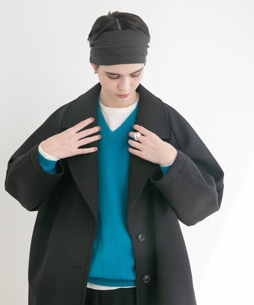 URBAN RESEARCH（アーバンリサーチ）の「decor『デコール』　Rib Wide Hairband（ヘアバンド・レディース・GRAY/BLACK/BROWN・-）」の12枚目の写真